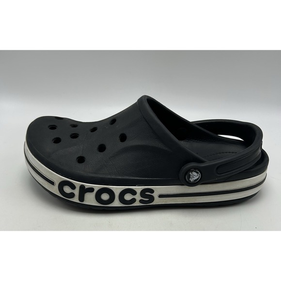 CROCS Other - Crocs Adult Bayaband Clogs Mens 7 Black Womens 9 Casual Breach Cruise